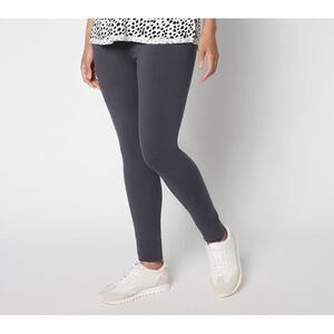 Fashion Women's Pants Sz XS Pull-On Full Length Legging Gray A702429